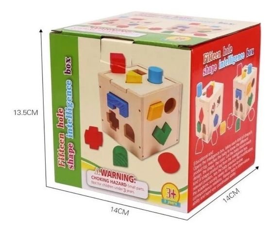 Juego De Madera Cubo Encaje-5