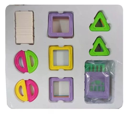 Set De Construcción Magnético Braintoys Imanix 45 Piezas-3