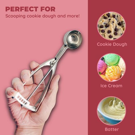 Cuchara Pequeña Para Galletas Y Helados Plateado-6