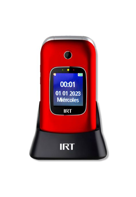 Teléfono IRT Senior 4G S. O. S para Adulto Mayor Almeja 330R-1