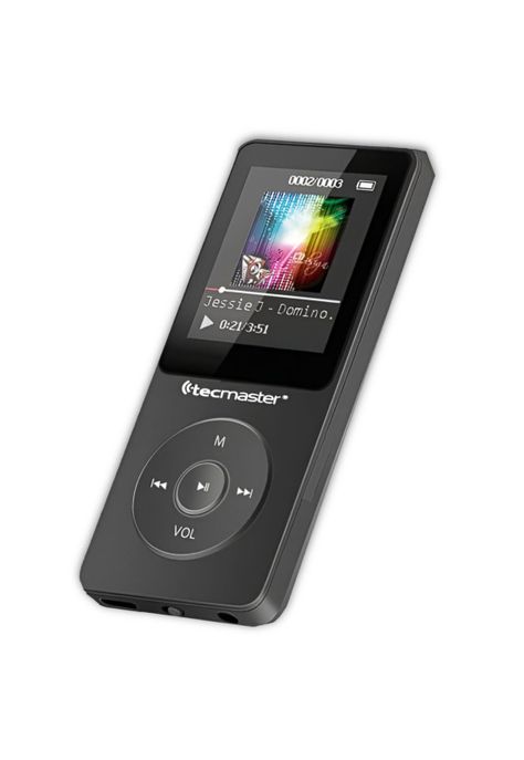 Reproductor MP3 16GB Bluetooth 5.0 Tecmaster TM-300523 Negro-0