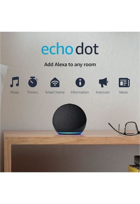 Altavoz Alexa Echo Dot 5ta Generación Charcoal-4