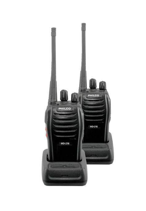 KIT de 2 Radio Transmisores Philco Walkie Talkie 16KM MD-216-9