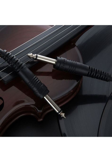 Cable De Audio 1x1 de 6.3mm a 6.3mm Macho de 3 Metros GC163-3