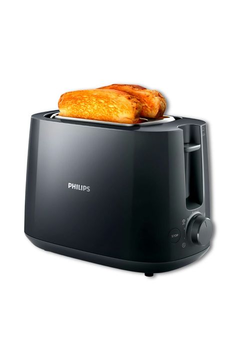 Tostador de Pan Eléctrico Philips HD2581 Black Edition-0