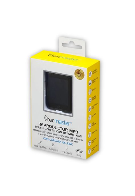 Reproductor Mp3 Inalámbrico Touch Screen 16 GB Bluetooth 5.0-1