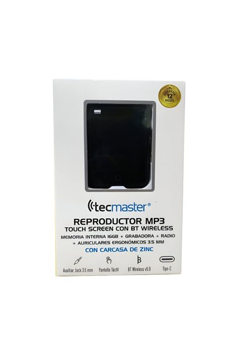 Reproductor Mp3 Inalámbrico Touch Screen 16 GB Bluetooth 5.0-3