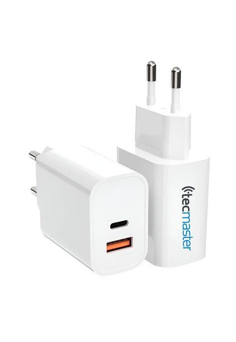 Cargador USB-C Power Delivery 20W + USB Quick Charge 3.0 20W-5