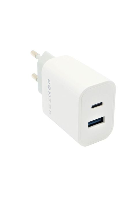 Cargador USB-C Power Delivery 20W + USB Quick Charge 3.0 20W-7