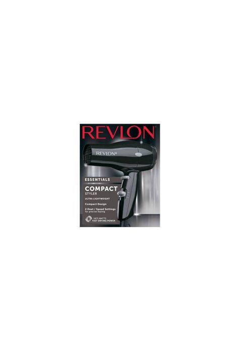 Secador de Cabello para Viajes Revlon DR5260 Negro ionizado-8