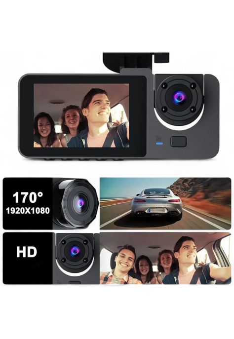 Dashcam FHD Con Visión Nocturna Dual Cámara - DVR Automotriz-6