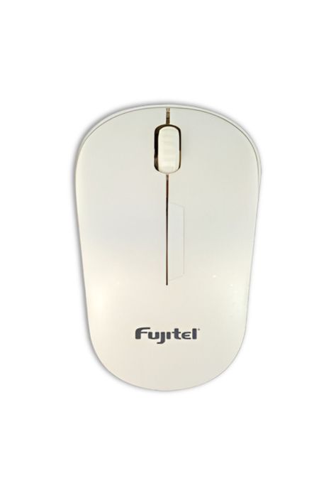 Mouse Inalámbrico Ultra Silencioso 1200DPI Fujitel Blanco-1