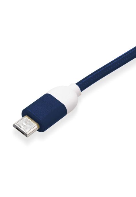 Cable De Datos Micro USB 1 MT Pantone High Speed Azul-2