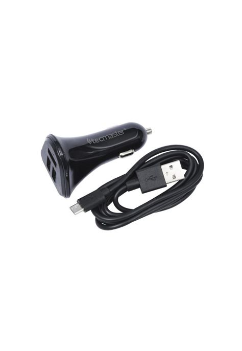 Cargador Usb para Auto Tecmaster de 3A con Carga Rapida 200508-1