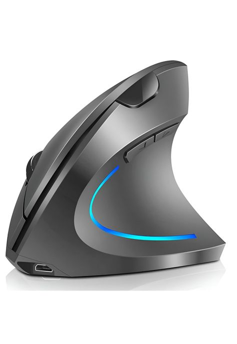 Mouse Vertical Inalámbrico Ergonómico Recargable 2.4 Ghz Pro-0
