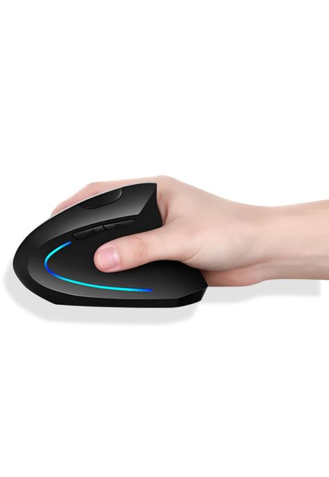 Mouse Vertical Inalámbrico Ergonómico Recargable 2.4 Ghz Pro-2