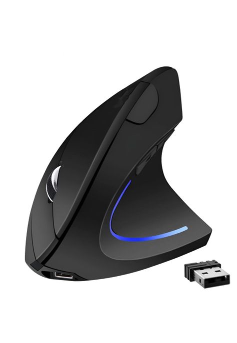 Mouse Vertical Inalámbrico Ergonómico Recargable 2.4 Ghz Pro-3