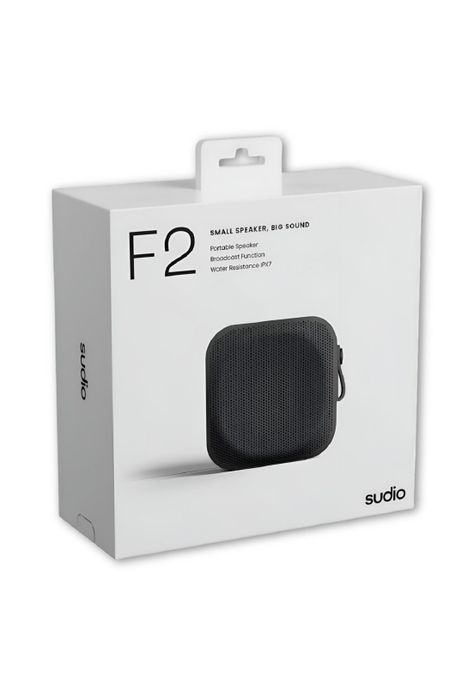 Parlante Portatil Sudio F2 BT Black Water Resistant 20W RMS-0