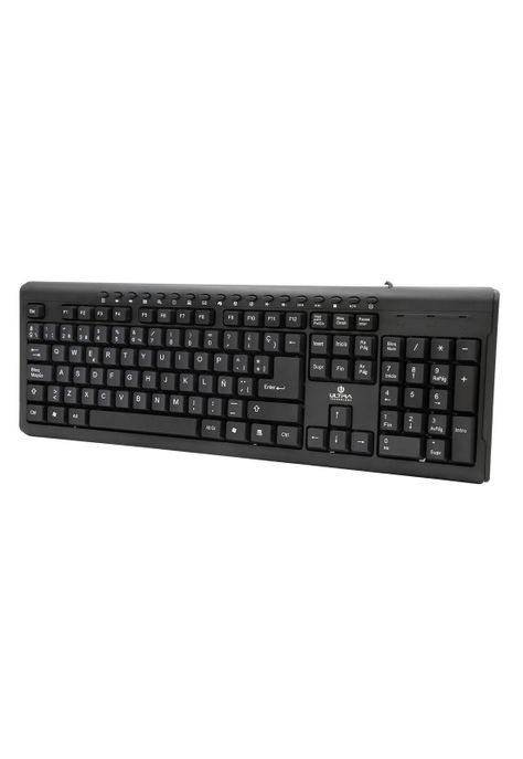 Teclado USB Español con 15 Teclas Multimedia Ultra UT-K110U-0