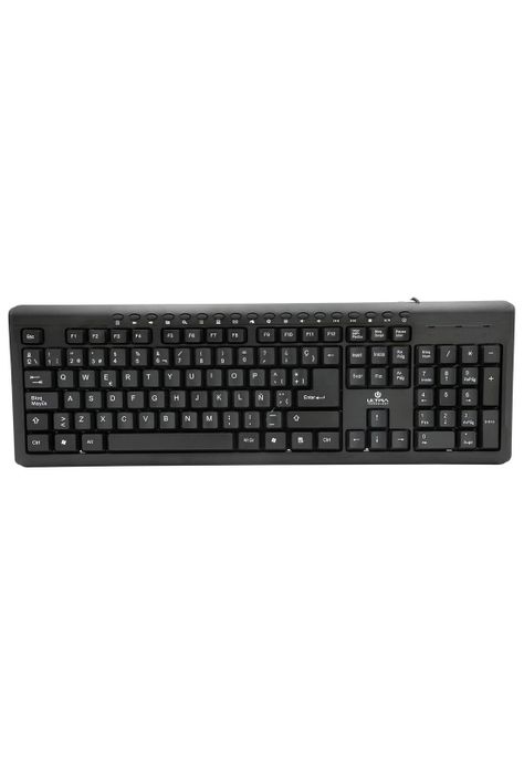 Teclado USB Español con 15 Teclas Multimedia Ultra UT-K110U-1