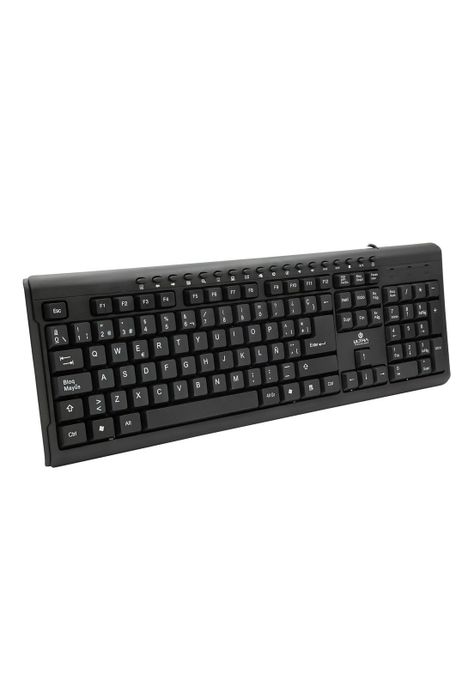 Teclado USB Español con 15 Teclas Multimedia Ultra UT-K110U-2