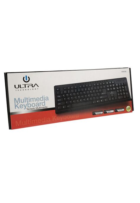 Teclado USB Español con 15 Teclas Multimedia Ultra UT-K110U-5