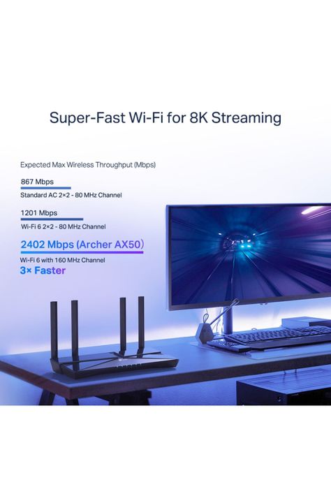 Router TP-Link WIFI 6.0 AX3000 Archer AX53 Dual Band Gigabit-3