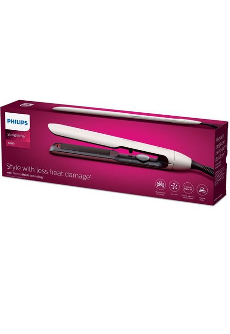 Alisador de Pelo Philips Termoshield Argán Serie 5000 BHS515-3