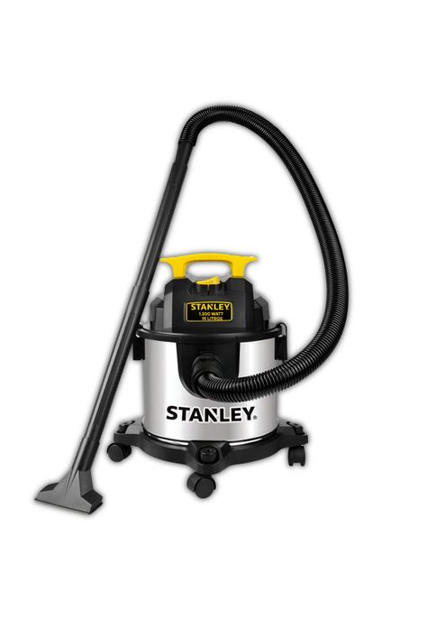 Aspiradora y Sopladora Stanley Inox 15LT 1300W Seco y Húmedo-0