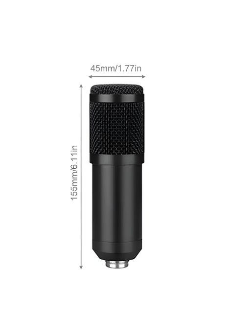 Micrófono Streaming USB Condensador de Estudio C/ Trípode-2