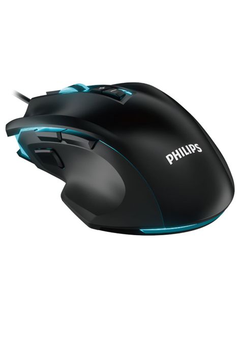 Mouse para Gamers Philips G201 Full RGB 4000 DPI - 9 Botones-1