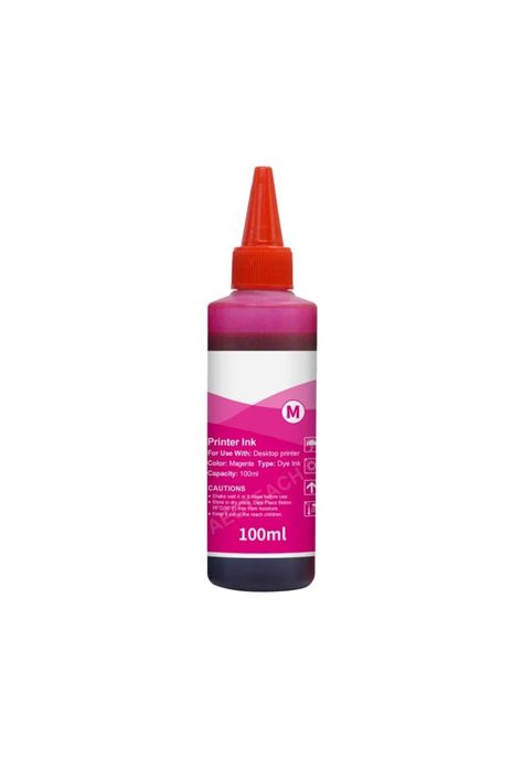 Tinta para Recargar Impresoras 100ML Magenta Premium Quality-0