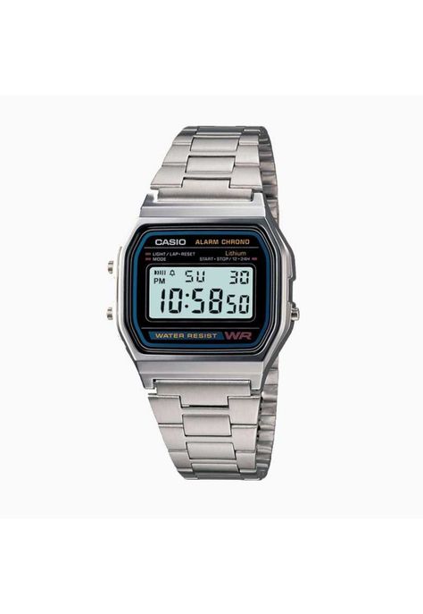 Reloj Casio Digital Classic Silver Edition A158WA-1DF-0