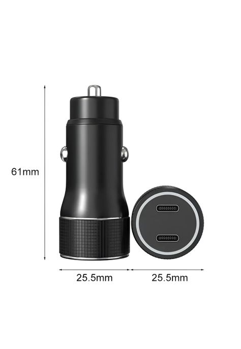 Cargador USB-C para Auto Dual Port Power Delivery 40W TM-200542-4