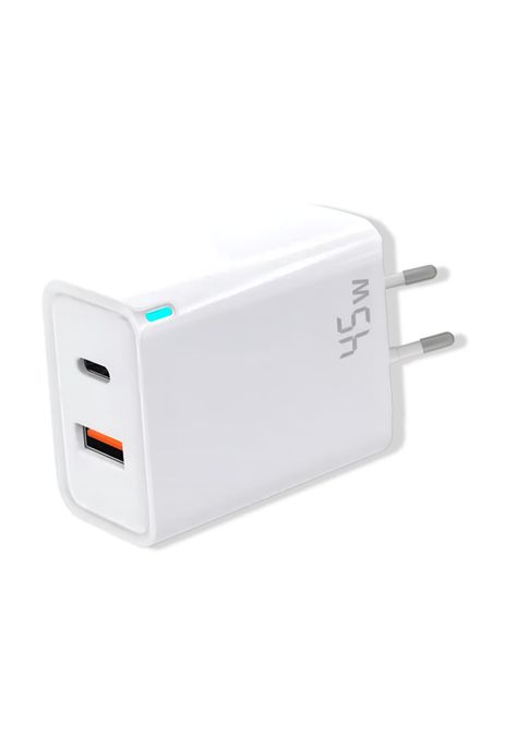 Cargador Pared 45W GAN PD Type-C + USB Tecmaster SEC 200540-1