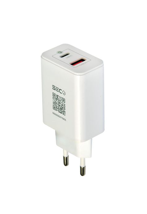 Cargador Pared 45W GAN PD Type-C + USB Tecmaster SEC 200540-4