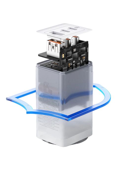 Cargador Power Delivery 65W Ultra Rápido Multi Puertos SEC-4