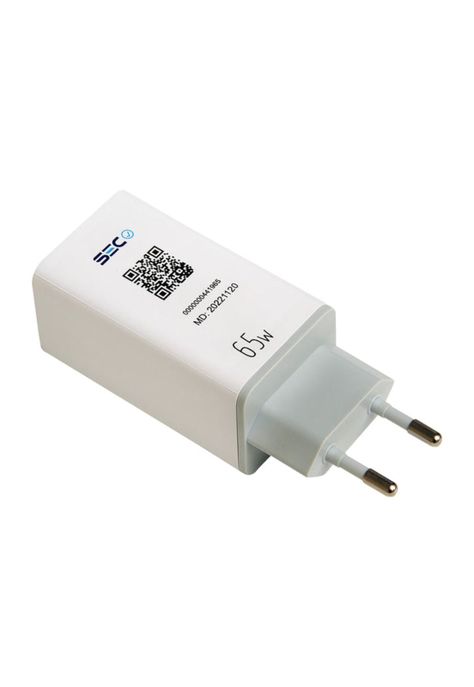 Cargador Power Delivery 65W Ultra Rápido Multi Puertos SEC-8