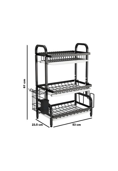 Escurridor de Loza Premium de 3 Niveles X X L BLACK-3