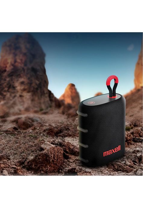 Parlante Portatil Maxell Water Resistant IPX5 Nomad Gris 5W-4