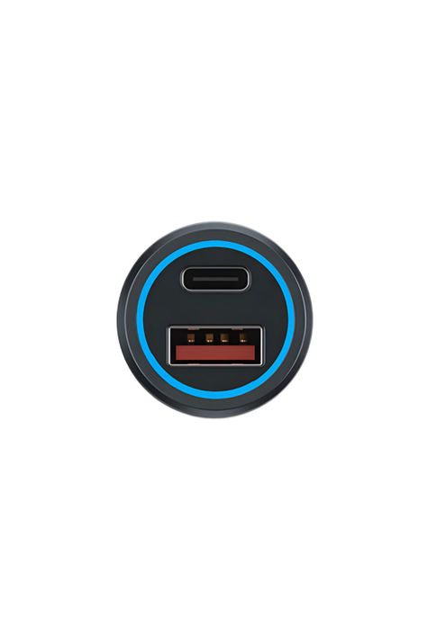 Cargador de Auto 12V 42W Max USB-C+ USB Power Delivery Q.C-1