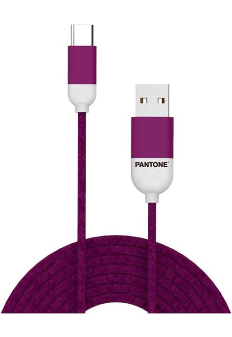 Cable De Datos Type-C Reforzado 1M Pantone Android Auto Mora-1