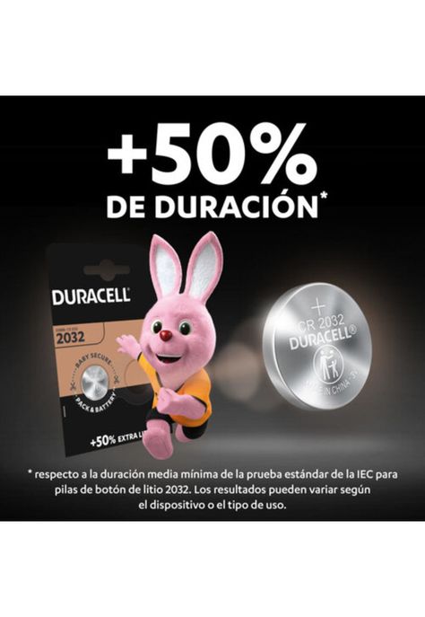 Pila Duracell Especial 2032 Lithium Battery 3V Long Life-2