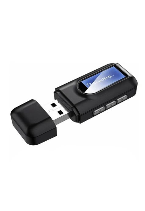 Transmisor y Receptor Bluetooth de Audio y Datos RX - TX  BT 5.0 Pantalla LCD-0