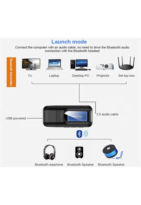 Transmisor y Receptor Bluetooth de Audio y Datos RX - TX  BT 5.0 Pantalla LCD-8