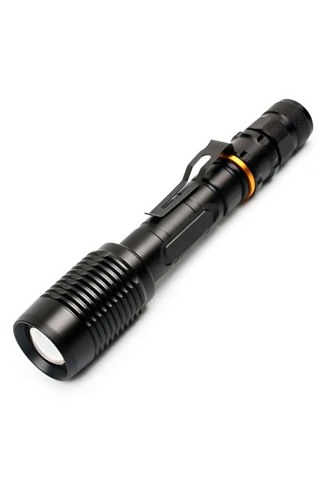 Linterna LED Profesional Multi Uso con Zoom High Power T6-0