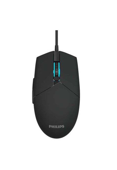 Mouse Philips Multiuso de 6 Botones Retro Iluminado SPK9304-4
