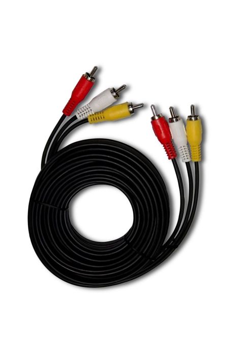 Cable De Audio 3X3 3Rca A 3Rca  1.8 Mt  Dblue Dbcav03-1