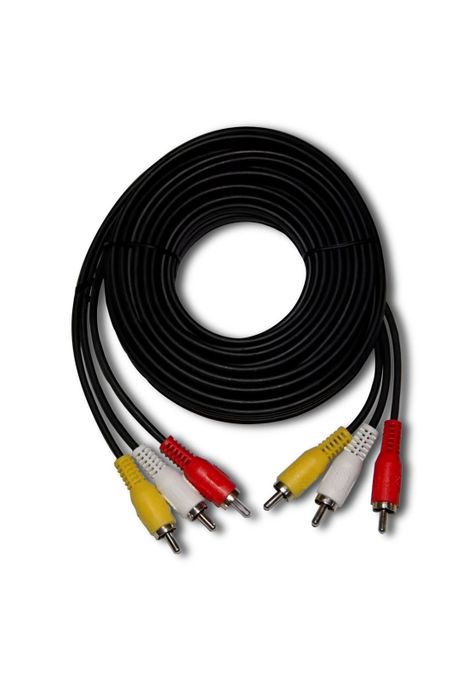 Cable De Audio 3X3 3Rca A 3Rca  1.8 Mt  Dblue Dbcav03-2