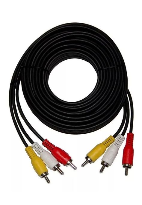 Cable De Audio 3X3 3Rca A 3Rca  1.8 Mt  Dblue Dbcav03-3